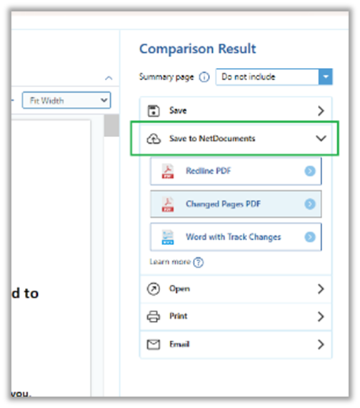 Running comparisons with files from NetDocuments and saving outputs to ...